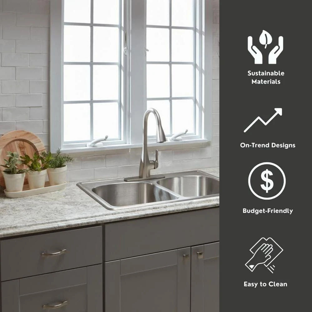 Hampton Bay Wilsonart 6 ft. Laminate Countertop Kit Included in Textured Spring Carnival Granite with Full Wrap Ogee Edge 5 Hampton Bay Wilsonart 6 ft. Laminate Countertop Kit Included in Textured Spring Carnival Granite with Full Wrap Ogee Edge - Image 5