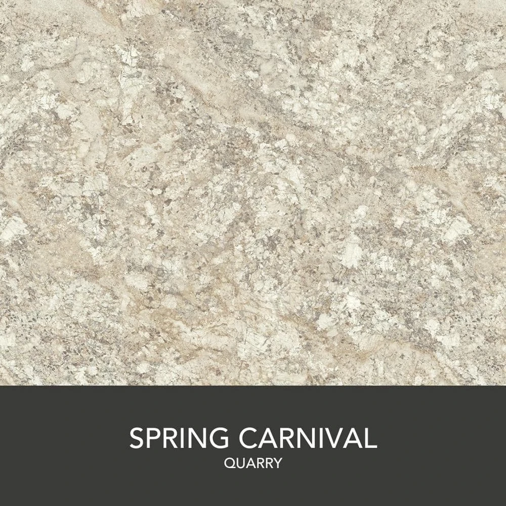 Hampton Bay Wilsonart 6 ft. Laminate Countertop Kit Included in Textured Spring Carnival Granite with Full Wrap Ogee Edge 4 Hampton Bay Wilsonart 6 ft. Laminate Countertop Kit Included in Textured Spring Carnival Granite with Full Wrap Ogee Edge - Image 4