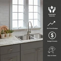 Hampton Bay Wilsonart 8 ft. Laminate Countertop Kit Included in Textured Spring Carnival Granite with Full Wrap Ogee Edge -Hampton Bay Shop spring carnival granite hampton bay laminate countertops 12337kt08r1876 1d 1000