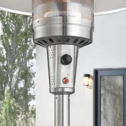 Hampton Bay 48000 BTU Stainless Steel Patio Heater -Hampton Bay Shop stainless steel hampton bay patio heaters pg210h a0 1000