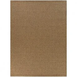 Hampton Bay Taupe 8 ft. x 10 ft. Solid Indoor/Outdoor Area Rug