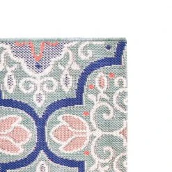 Hampton Bay Star Moroccan Teal/Coral 9 ft. x 12 ft. Floral Indoor/Outdoor Area Rug 13 Hampton Bay Star Moroccan Teal/Coral 9 ft. x 12 ft. Floral Indoor/Outdoor Area Rug -Hampton Bay Shop teal coral hampton bay outdoor rugs 3004126 1d 1000