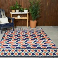 Hampton Bay Shop -Hampton Bay Shop teal coral hampton bay outdoor rugs 3004188 e1 1000