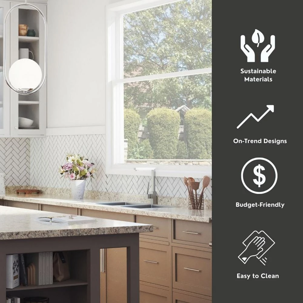 Hampton Bay Laminate End Cap Kit in Typhoon Ice with Full Wrap Ogee Edge 4 Hampton Bay Laminate End Cap Kit in Typhoon Ice with Full Wrap Ogee Edge - Image 4