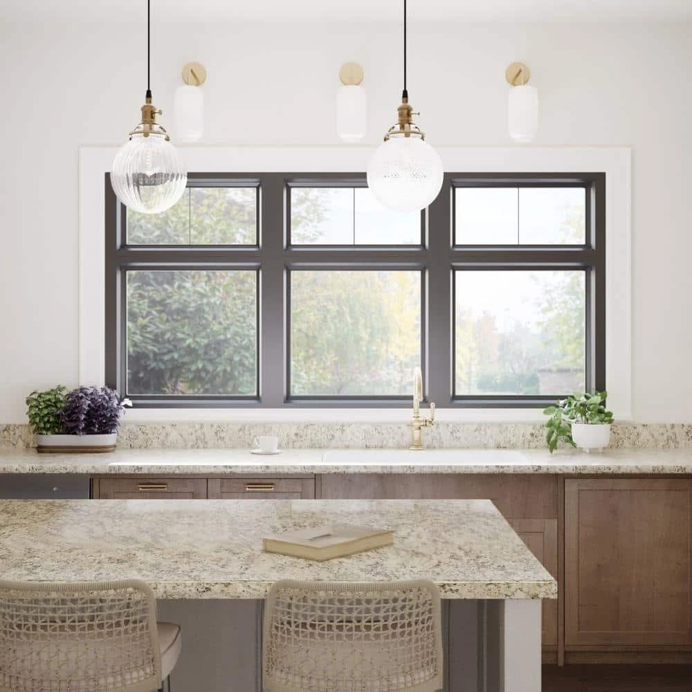 Hampton Bay Wilsonart 8 ft. Laminate Countertop Kit Included in Textured Typhoon Ice Quarry with Eased Edge 9 Hampton Bay Wilsonart 8 ft. Laminate Countertop Kit Included in Textured Typhoon Ice Quarry with Eased Edge - Image 9