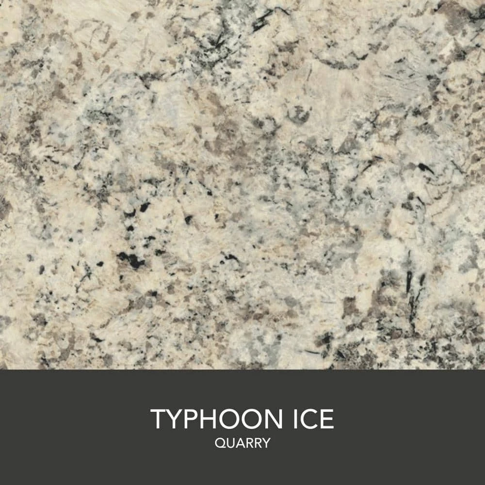 Hampton Bay Wilsonart 8 ft. Laminate Countertop Kit Included in Textured Typhoon Ice Quarry with Eased Edge 4 Hampton Bay Wilsonart 8 ft. Laminate Countertop Kit Included in Textured Typhoon Ice Quarry with Eased Edge - Image 4