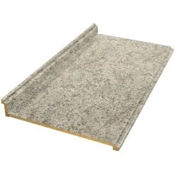 Hampton Bay Wilsonart 10 ft. Laminate Countertop in Textured Typhoon Ice with Full Wrap Ogee Edge