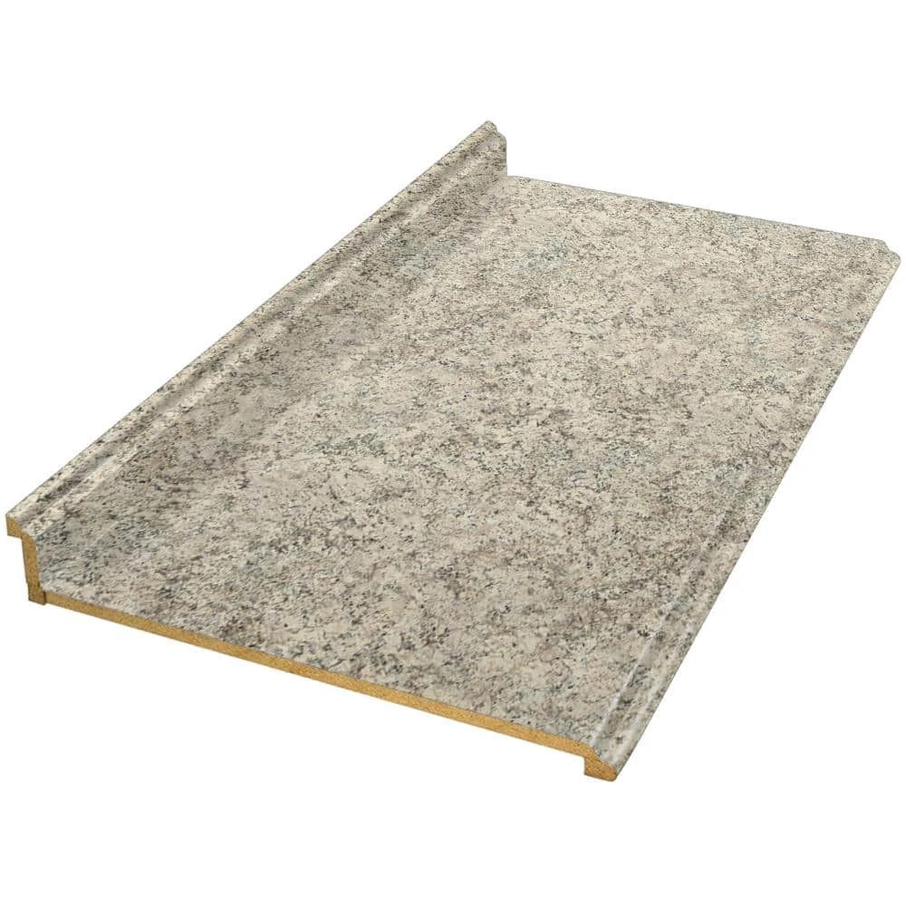 Hampton Bay Wilsonart 10 ft. Laminate Countertop in Textured Typhoon Ice with Full Wrap Ogee Edge 1 Hampton Bay Wilsonart 10 ft. Laminate Countertop in Textured Typhoon Ice with Full Wrap Ogee Edge