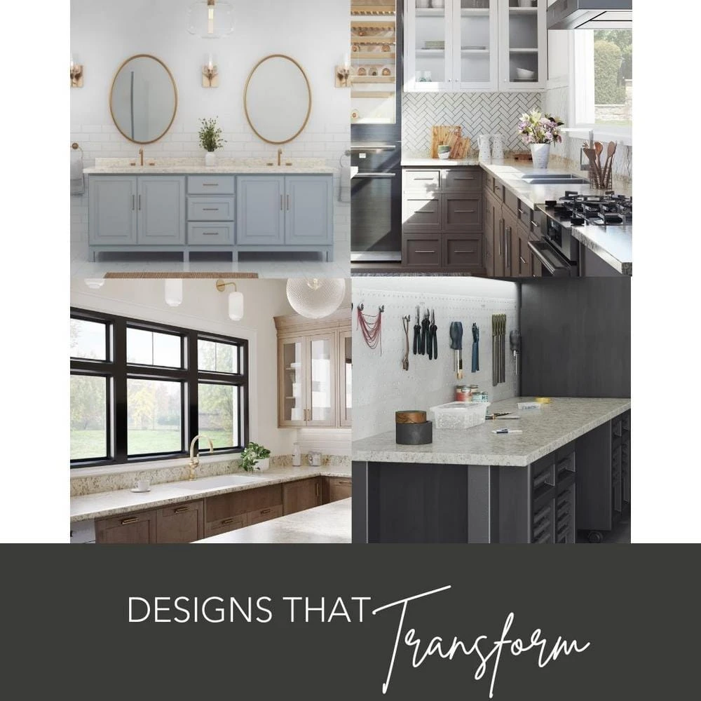 Hampton Bay Wilsonart 10 ft. Laminate Countertop in Textured Typhoon Ice with Full Wrap Ogee Edge 5 Hampton Bay Wilsonart 10 ft. Laminate Countertop in Textured Typhoon Ice with Full Wrap Ogee Edge - Image 5