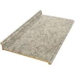 Hampton Bay Wilsonart 4 ft. Laminate Countertop in Textured Typhoon Ice with Full Wrap Ogee Edge