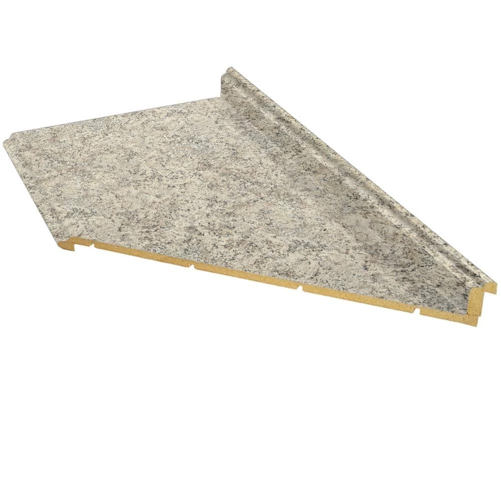 Hampton Bay Wilsonart 6 ft. Laminate Countertop in Textured Typhoon Ice with Full Wrap Ogee Edge 1 Hampton Bay Wilsonart 6 ft. Laminate Countertop in Textured Typhoon Ice with Full Wrap Ogee Edge