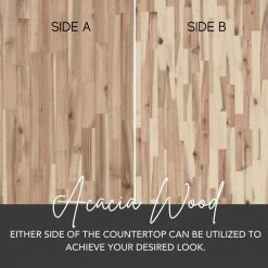 Hampton Bay 4 ft. L x 26 in. D Unfinished Acacia Solid Wood Butcher Block Countertop With Square Edge 15 Hampton Bay 4 ft. L x 26 in. D Unfinished Acacia Solid Wood Butcher Block Countertop With Square Edge -Hampton Bay Shop unfinished acacia hampton bay butcher block countertops ac2550 a0 1000