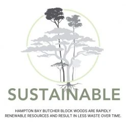 Hampton Bay 6 ft. L x 39 in. D Unfinished Acacia Solid Wood Butcher Block Island Countertop With Square Edge 19 Hampton Bay 6 ft. L x 39 in. D Unfinished Acacia Solid Wood Butcher Block Island Countertop With Square Edge -Hampton Bay Shop unfinished acacia hampton bay butcher block countertops ac3974 4f 1000