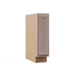 Hampton Bay Hampton Assembled 9x34.5x24 in. Base Cabinet in Unfinished Beech
