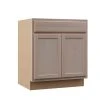 Hampton Bay Hampton Assembled 30x34.5x24 in. Sink Base Cabinet in Unfinished Beech