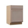Hampton Bay Hampton Unfinished Recessed Panel Stock Assembled Base Kitchen Cabinet (24 in. x 34.5 in. x 24 in.)