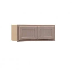 Hampton Bay Hampton Assembled 30x12x12 in. Wall Bridge Kitchen Cabinet in Unfinished