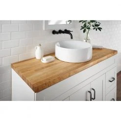 Hampton Bay 8 ft. L x 25 in. D Unfinished Acacia Butcher Block Countertop in With Standard Edge 9 Hampton Bay 8 ft. L x 25 in. D Unfinished Acacia Butcher Block Countertop in With Standard Edge -Hampton Bay Shop unfinished hampton bay butcher block countertops tp ac 001 31 1000