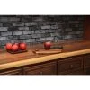 Hampton Bay 8 ft. L x 25 in. D Finished Saman Solid Wood Butcher Block Countertop With Live Edge