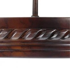 Hampton Bay Bercello Estates 15 in. 2-Light Volterra Bronze Semi-Flush Mount with Etched Glass Shade 17 Hampton Bay Bercello Estates 15 in. 2-Light Volterra Bronze Semi-Flush Mount with Etched Glass Shade -Hampton Bay Shop volterra bronze w silver accents hampton bay flush mount lights 08060 66 1000