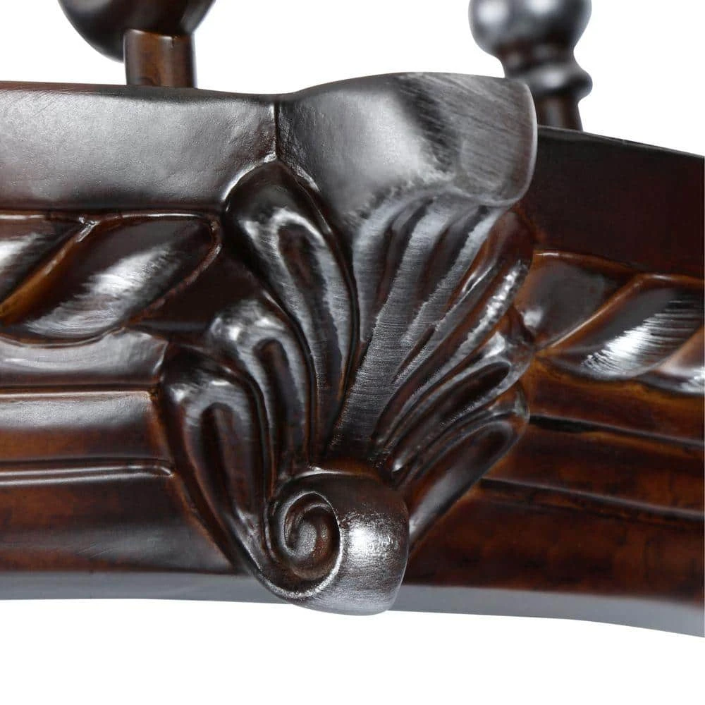 Hampton Bay Bercello Estates 15 in. 2-Light Volterra Bronze Semi-Flush Mount with Etched Glass Shade 7 Hampton Bay Bercello Estates 15 in. 2-Light Volterra Bronze Semi-Flush Mount with Etched Glass Shade - Image 7