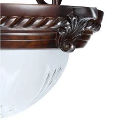 Hampton Bay Bercello Estates 15 in. 2-Light Volterra Bronze Semi-Flush Mount with Etched Glass Shade 19 Hampton Bay Bercello Estates 15 in. 2-Light Volterra Bronze Semi-Flush Mount with Etched Glass Shade -Hampton Bay Shop volterra bronze w silver accents hampton bay flush mount lights 08060 c3 1000