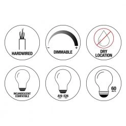 Hampton Bay Bercello Estates 15 in. 2-Light Volterra Bronze Flush Mount with Etched Glass Shade -Hampton Bay Shop volterra bronze with silver accents hampton bay flush mount lights 08058 a0 1000