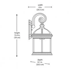 Hampton Bay Wickford 1-Light Weathered Bronze Outdoor Wall Lantern Sconce (2-Pack) -Hampton Bay Shop weathered bronze hampton bay outdoor sconces 7072 2rt 40 1000
