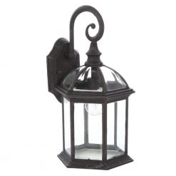 Hampton Bay Wickford 1-Light Weathered Bronze Outdoor Wall Lantern Sconce (2-Pack) -Hampton Bay Shop weathered bronze hampton bay outdoor sconces 7072 2rt 77 1000
