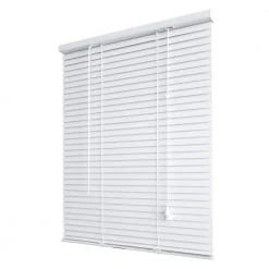 Hampton Bay White 1 in. Room Darkening Aluminum Mini Blind - 65 in. W x 64 in. L (Actual Size 64.5 in. W x 64 in. L) 6 Hampton Bay White 1 in. Room Darkening Aluminum Mini Blind - 65 in. W x 64 in. L (Actual Size 64.5 in. W x 64 in. L) -Hampton Bay Shop white hampton bay aluminum mini blinds 10793478516599 c3 1000