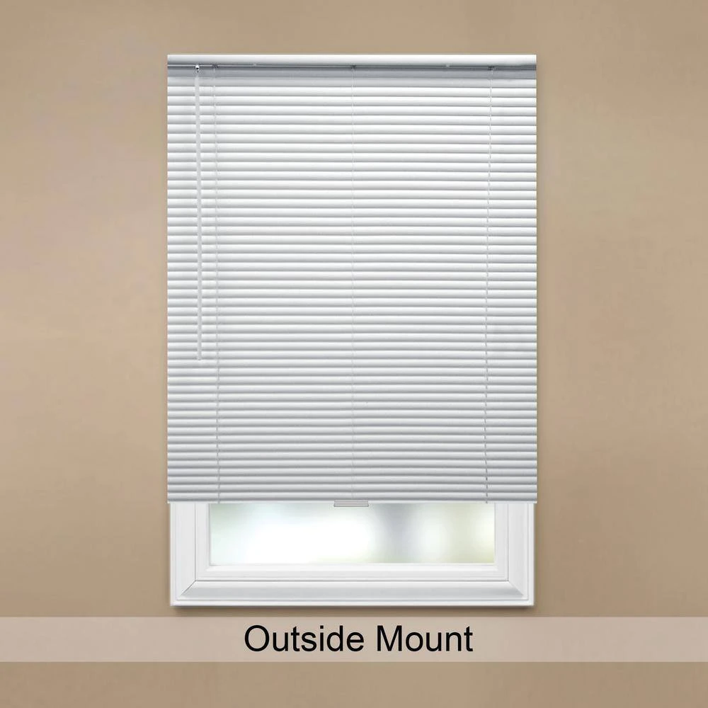 Hampton Bay Aluminum True to size 53x60 Cordless Aluminum with [Slat/vane width (1 in.) 5 Hampton Bay Aluminum True to size 53x60 Cordless Aluminum with [Slat/vane width (1 in.) - Image 5