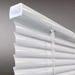 Hampton Bay Aluminum True to size 72x72 Cordless Aluminum with [Slat/vane width (1 in.) -Hampton Bay Shop white hampton bay aluminum mini blinds 3589444 40 1000
