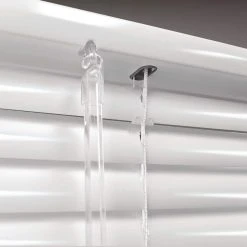 Hampton Bay Aluminum True to size 59x72 Cordless Aluminum with [Slat/vane width (1 in.) -Hampton Bay Shop white hampton bay aluminum mini blinds 3589452 a0 1000