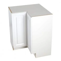 Hampton Bay Benton Assembled 27.6 in. x 27.6 in. x 34.5 in. Lazy Susan Corner Base Cabinet in White -Hampton Bay Shop white hampton bay assembled kitchen cabinets bt2835c wh c3 1000