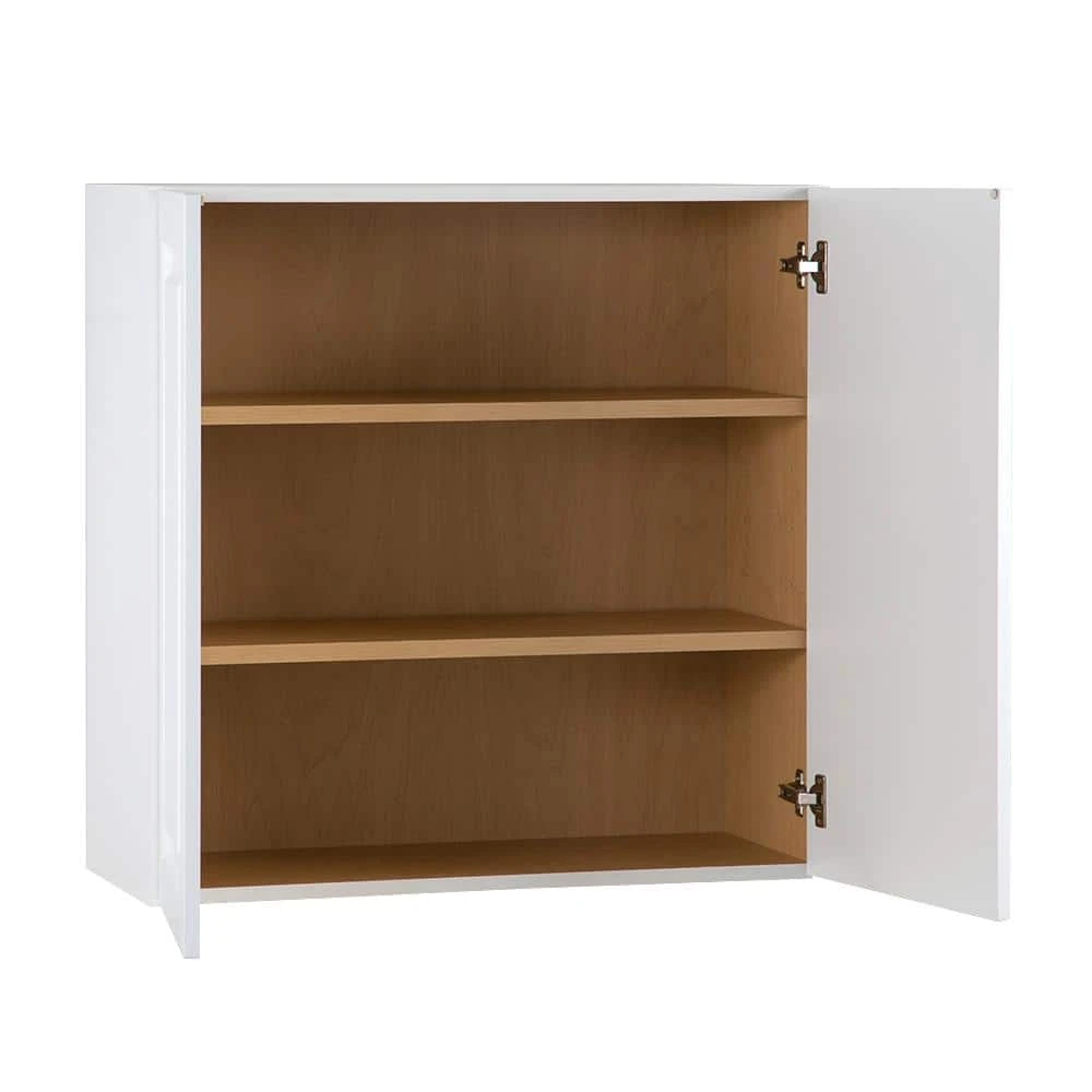 Hampton Bay Benton Assembled 30x30x12 in. Wall Cabinet in White 4 Hampton Bay Benton Assembled 30x30x12 in. Wall Cabinet in White - Image 4