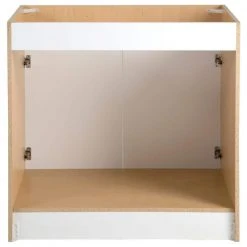 Hampton Bay Benton Assembled 36x34.5x24 in. Sink Base Cabinet with False Drawer Front in White 14 Hampton Bay Benton Assembled 36x34.5x24 in. Sink Base Cabinet with False Drawer Front in White -Hampton Bay Shop white hampton bay assembled kitchen cabinets bt3635s wh 66 1000