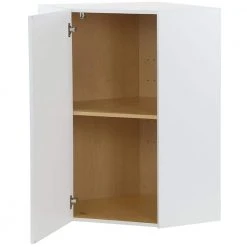 Hampton Bay Cambridge Shaker Assembled 23.64x30x23.64 in. Corner Wall Cabinet with 1 Soft Close Door in White -Hampton Bay Shop white hampton bay assembled kitchen cabinets cm2430c wh 1f 1000