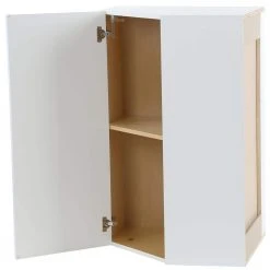 Hampton Bay Cambridge Shaker Assembled 23.64x30x23.64 in. Corner Wall Cabinet with 1 Soft Close Door in White -Hampton Bay Shop white hampton bay assembled kitchen cabinets cm2430c wh 44 1000