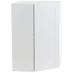 Hampton Bay Cambridge Shaker Assembled 23.64x30x23.64 in. Corner Wall Cabinet with 1 Soft Close Door in White -Hampton Bay Shop white hampton bay assembled kitchen cabinets cm2430c wh c3 1000