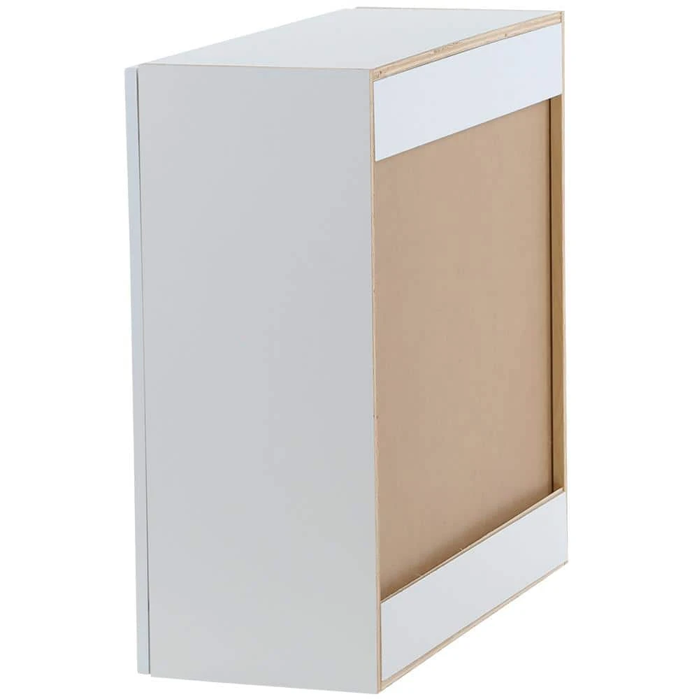 Hampton Bay Cambridge White Plywood Shaker Stock Assembled Wall Cabinet with 2 Soft Close Doors (30 in. x 30 in. x 12.5 in.) 8 Hampton Bay Cambridge White Plywood Shaker Stock Assembled Wall Cabinet with 2 Soft Close Doors (30 in. x 30 in. x 12.5 in.) - Image 8