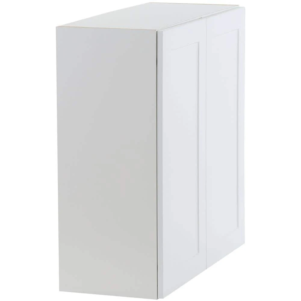 Hampton Bay Cambridge White Plywood Shaker Stock Assembled Wall Cabinet with 2 Soft Close Doors (30 in. x 30 in. x 12.5 in.) 7 Hampton Bay Cambridge White Plywood Shaker Stock Assembled Wall Cabinet with 2 Soft Close Doors (30 in. x 30 in. x 12.5 in.) - Image 7