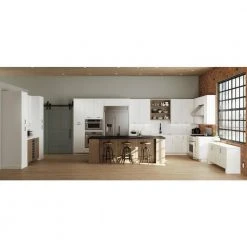 Hampton Bay Designer Series Melvern Assembled 36x42x12 in. Wall Kitchen Cabinet in White -Hampton Bay Shop white hampton bay assembled kitchen cabinets w3642 mlwh 4f 1000