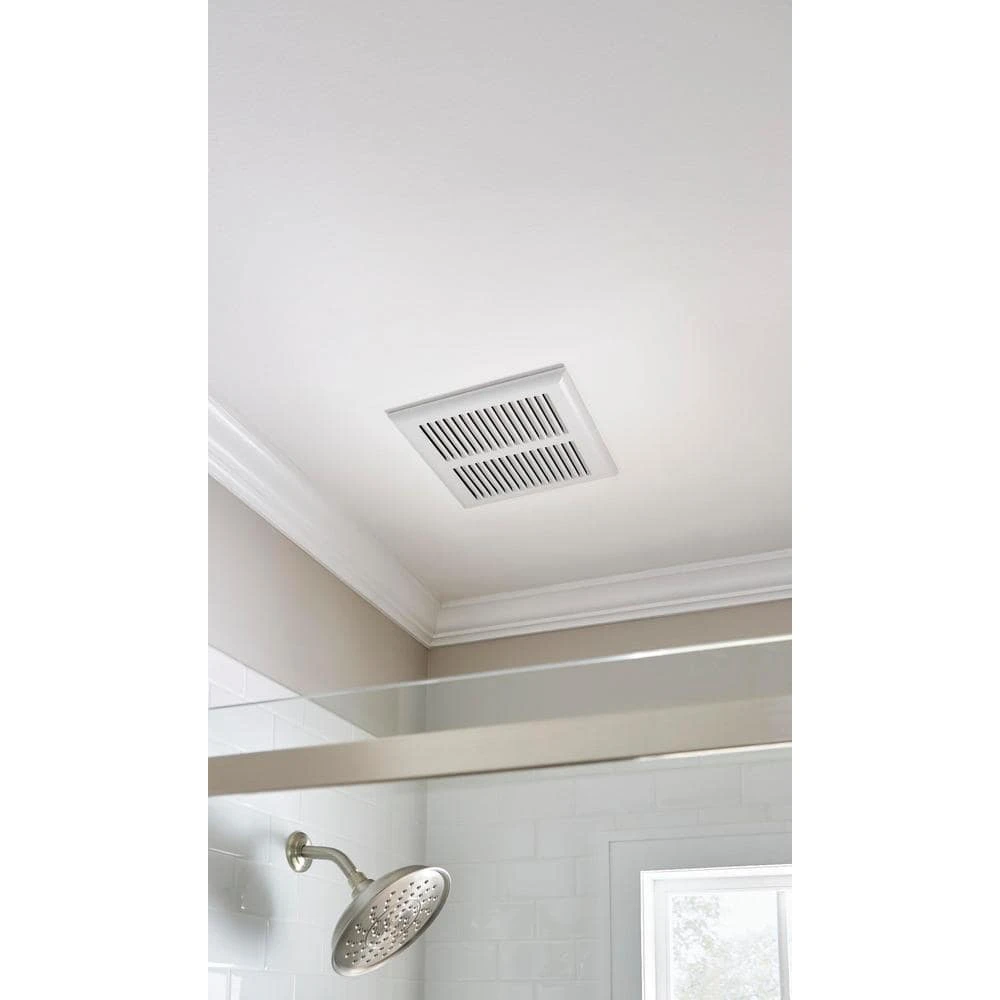 Hampton Bay 80 CFM Ceiling Mount Room Side Installation Heavy-Duty Bathroom Exhaust Fan 2 Hampton Bay 80 CFM Ceiling Mount Room Side Installation Heavy-Duty Bathroom Exhaust Fan - Image 2