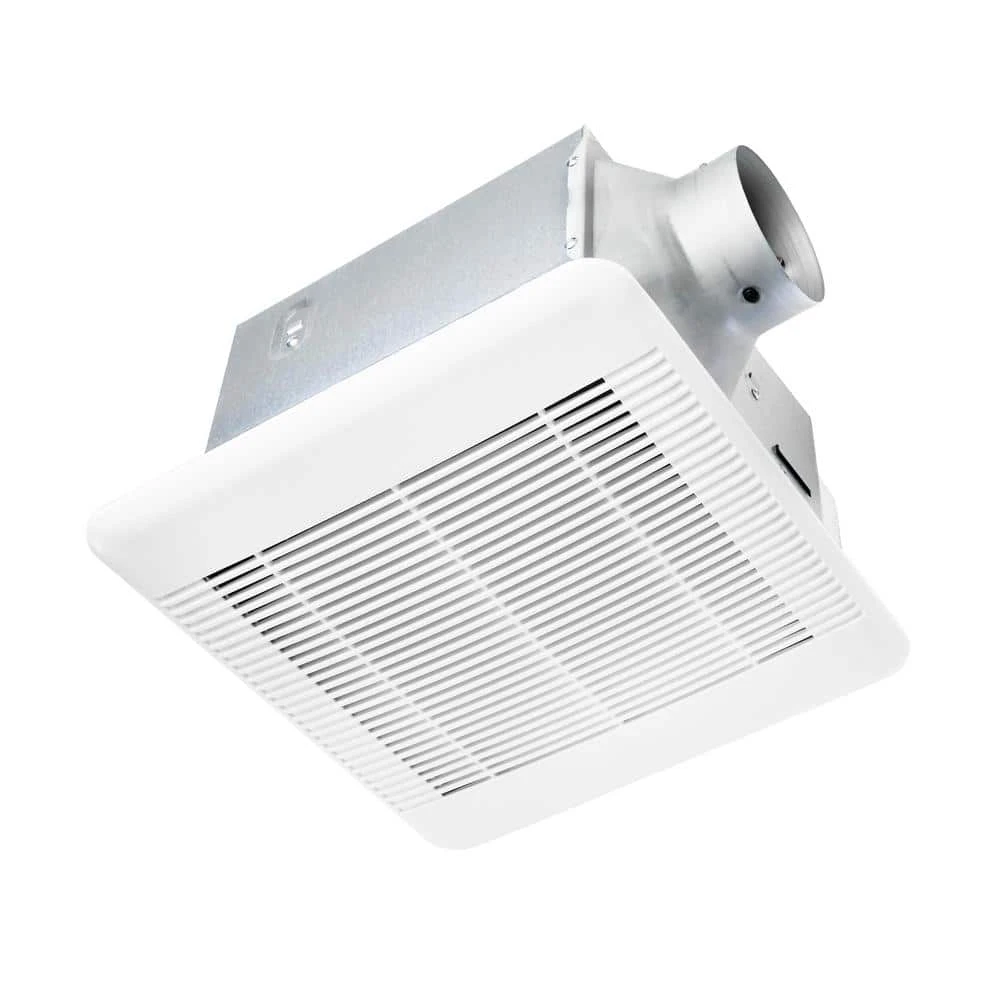 Hampton Bay 110 CFM Ceiling Mount Room Side Installation Quick Connect Bathroom Exhaust Fan, ENERGY STAR 1 Hampton Bay 110 CFM Ceiling Mount Room Side Installation Quick Connect Bathroom Exhaust Fan, ENERGY STAR