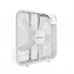 Hampton Bay 20 in. 3-Speed Indoor Box Fan in White -Hampton Bay Shop white hampton bay box fans fb50 16h 1f 1000