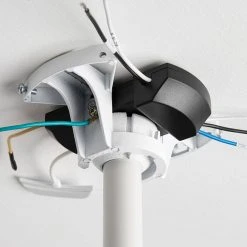 Hampton Bay Universal Smart Hubspace Wi-Fi 4-Speed Ceiling Fan White Remote Control - For Use With AC Motor Fans Only -Hampton Bay Shop white hampton bay ceiling fan remotes 76278 1f 1000