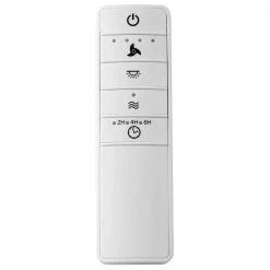 Hampton Bay Universal Smart Hubspace Wi-Fi 4-Speed Ceiling Fan White Remote Control - For Use With AC Motor Fans Only