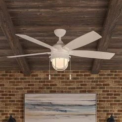 Hampton Bay Shop -Hampton Bay Shop white hampton bay ceiling fans with lights al634 wh hs e1 1000