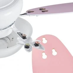 Hampton Bay Harper III 44 in. LED White Smart Hubspace Ceiling Fan with Light and Remote -Hampton Bay Shop white hampton bay ceiling fans with lights am214led wh hs 66 1000