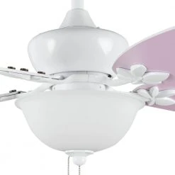 Hampton Bay Harper III 44 in. LED White Smart Hubspace Ceiling Fan with Light and Remote -Hampton Bay Shop white hampton bay ceiling fans with lights am214led wh hs a0 1000